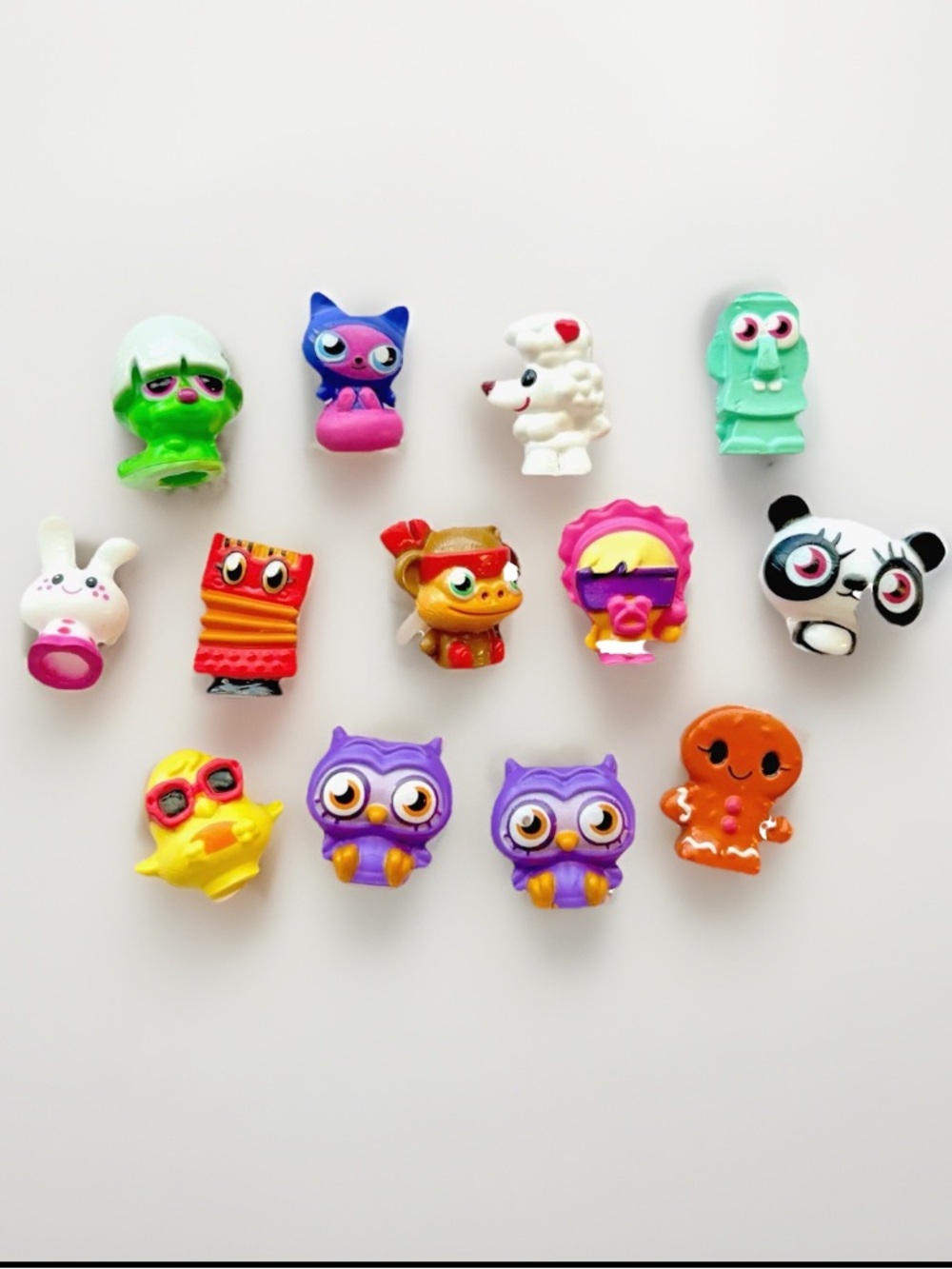 Lot of 13 Moshi Monsters Moshing w/ Cases Lady Goo Goo Plinky Hansel Rocky Chop
